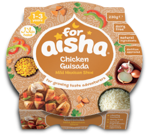 For Aisha halal mild mexican stew meal