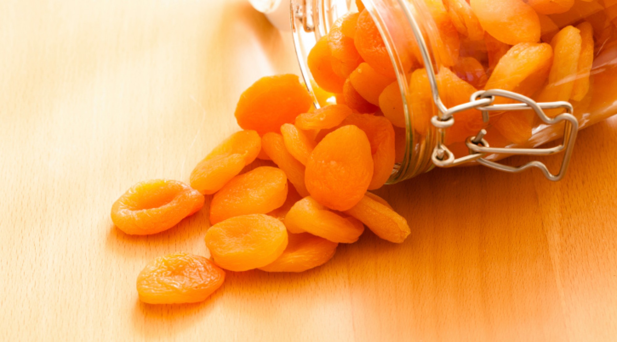 Jar of apricots