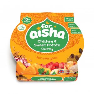 For Aisha halal chicken and sweet potato for toddlers