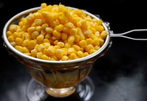 Bowl of sweetcorn